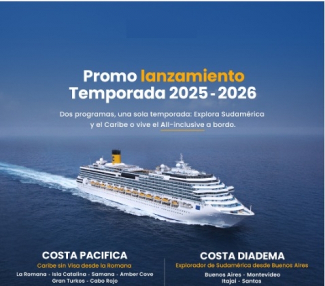 COSTA CRUCEROS 2025/2026